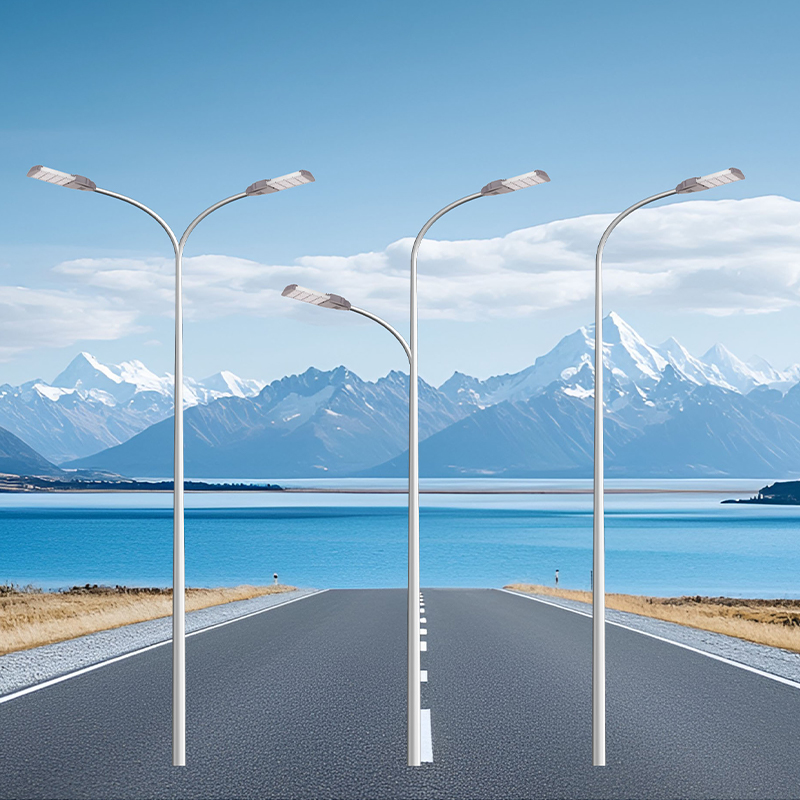 مصباح شارع LED خارجي بذراع واحدة/مزدوج بقدرة 40-200 واط